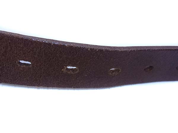 実際に弊社で買取させて頂いたアルフレッドバニスターイン ベルト スタンダードバックル 茶の画像 4枚目