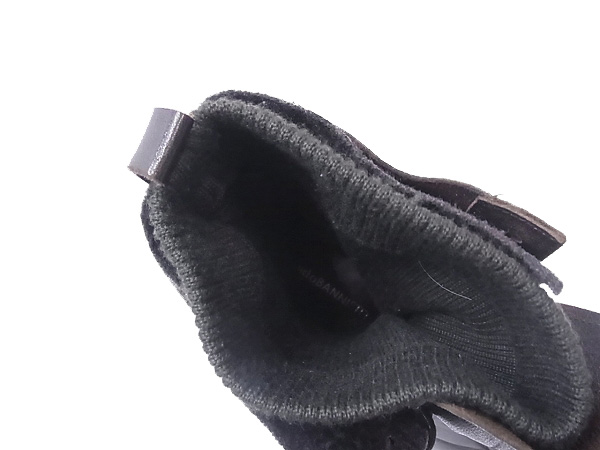 実際に弊社で買取させて頂いたアルフレッドバニスター ニットレイヤードブーツ ブラック/40の画像 5枚目