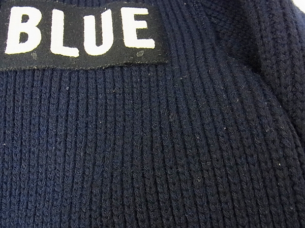 BLUE BLUE/ブルーブルー ウールワッペンジャケット ネイビー/XLの買取 