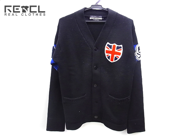 実際に弊社で買取させて頂いたHYDROGEN/ハイドロゲン ユニオンジャックワッペンカーディガンM