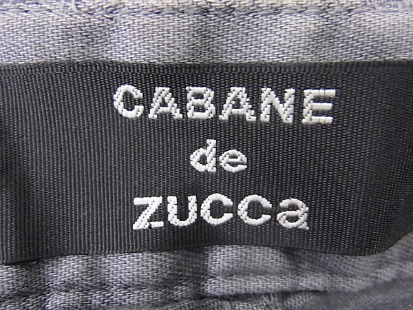 実際に弊社で買取させて頂いたCABANE de ZUCCa/カバンドズッカ コットンパンツ 黒 灰/2点setの画像 2枚目