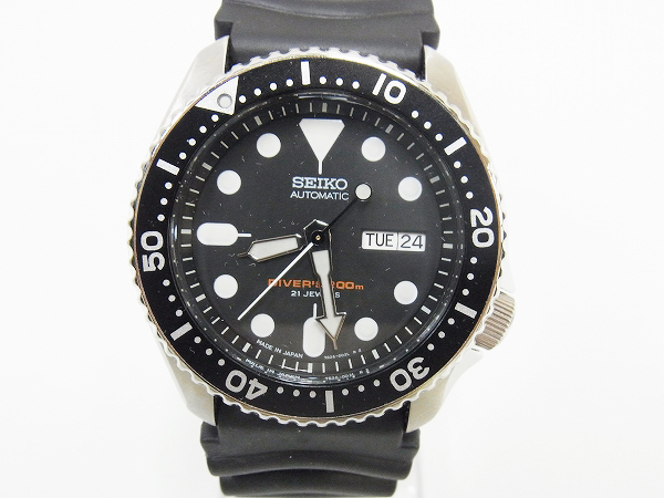 SEIKO/セイコー ダイバー ブラックボーイ 自動巻き SKX007Jの買取実績