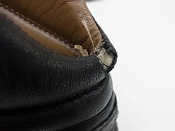 実際に弊社で買取させて頂いたJimmy choo/ジミー チュウ ハイカットスニーカー ブラック/40の画像 7枚目