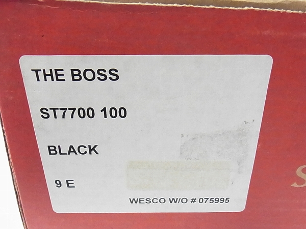 実際に弊社で買取させて頂いたWESCO/ウエスコ BOSS/ボス ST7700 エンジニアブーツ 黒/9Eの画像 9枚目