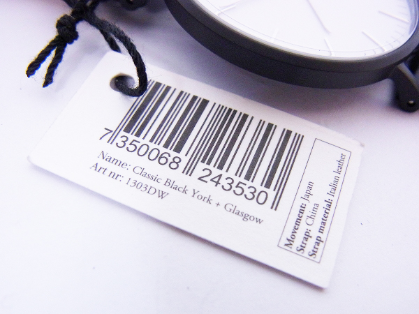 実際に弊社で買取させて頂いた[未使用]ダニエルウェリントン×バーニーズ別注限定モデル腕時計の画像 6枚目