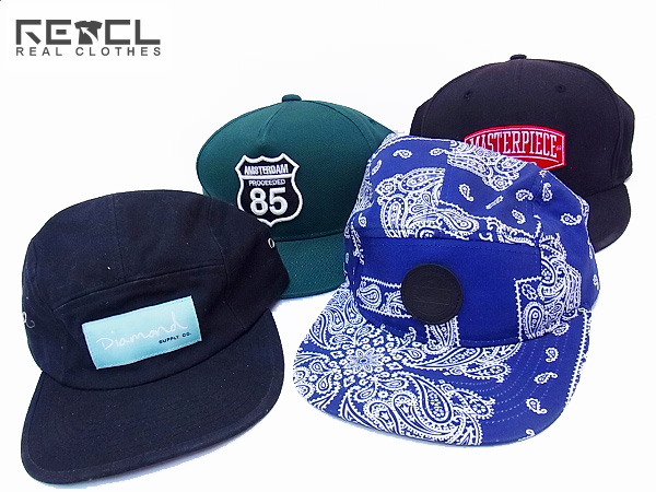 実際に弊社で買取させて頂いたNEW ERA/BACK CHANNEL等 スナップバックキャップ/帽子等4点SET