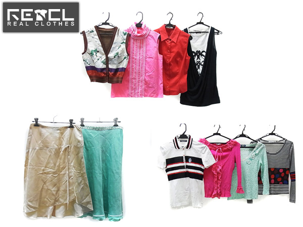 実際に弊社で買取させて頂いたPRADA・ロエベ・ソニア他 カットソー スカート等 10点セット