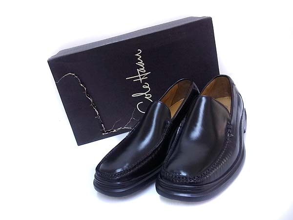 実際に弊社で買取させて頂いたCOLE HAAN サンタバーバラ スリッポン モカシン C01074/10.5Wの画像 8枚目