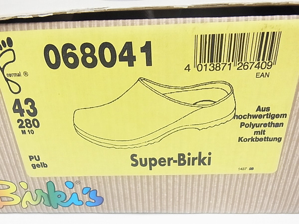 実際に弊社で買取させて頂いたBIRKENSTOCK/ビルケンシュトックBirki's Super-Birki 068041/28の画像 9枚目