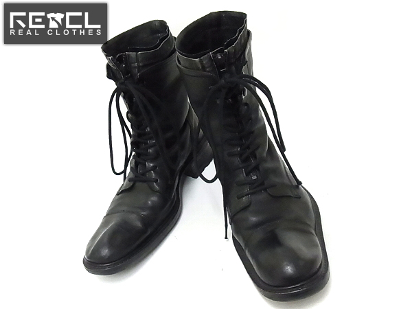 実際に弊社で買取させて頂いたアルフレッドバニスター フロントジップ編上レイヤードブーツ40