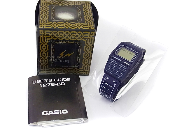 実際に弊社で買取させて頂いたCASIO/カシオ DATABANK/データバンク デジタル DBC-63 ネイビーの画像 6枚目
