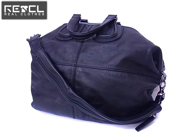 実際に弊社で買取させて頂いたGIVENCHY/ジバンシィ ナイチンゲールバッグ 羊革 ブラック