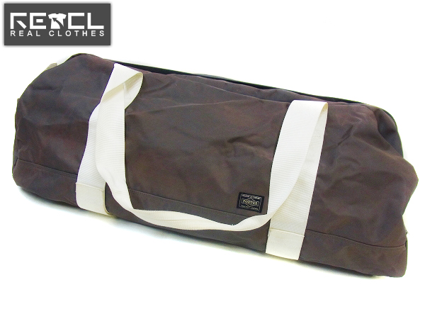 実際に弊社で買取させて頂いたHEAD PORTER/ヘッドポーター 旅行鞄/シャチボストンバッグ 茶白