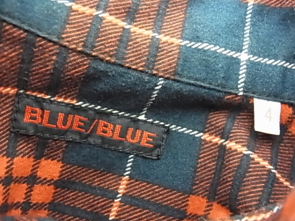 実際に弊社で買取させて頂いたブルーブルー/ハリラン他 長袖シャツ/ネルシャツ 4点セットの画像 2枚目