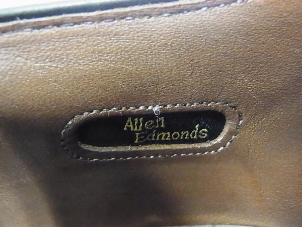 実際に弊社で買取させて頂いたAllen Edmonds/アレンエドモンズ Walton Uチップシューズ/9の画像 5枚目