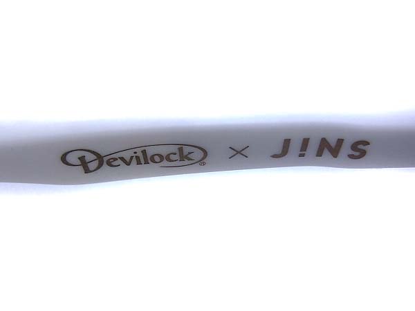 実際に弊社で買取させて頂いたDevilock×JiNS WEB限定コラボフレーム 眼鏡 MRF-14A-800Aの画像 6枚目