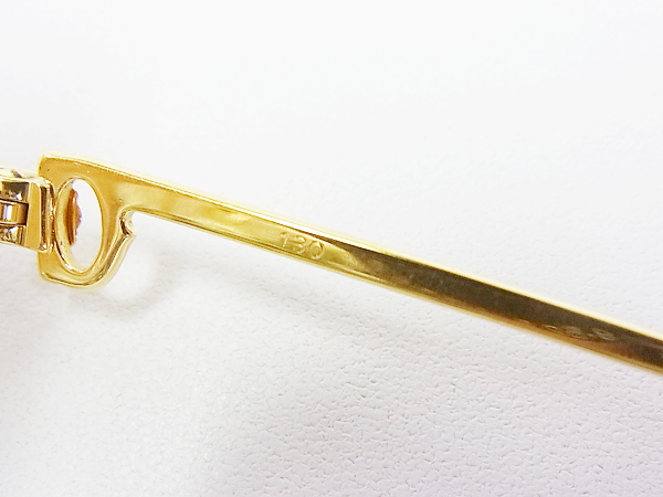 実際に弊社で買取させて頂いたCartier／カルティエ メガネフレーム/度入り ティアドロップの画像 6枚目