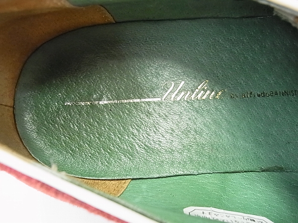 実際に弊社で買取させて頂いたunline by alfredoBANNISTER プレーントゥスウェードシューズ 40の画像 5枚目