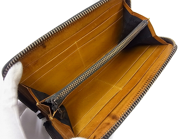 実際に弊社で買取させて頂いたGARNI/ガルニ ラウンドファスナー/ロングウォレット ブラックの画像 4枚目