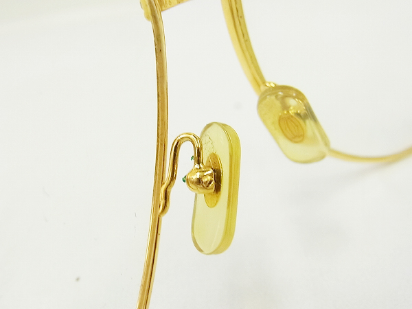 実際に弊社で買取させて頂いたCartier／カルティエ メガネフレーム/度入り ティアドロップの画像 3枚目