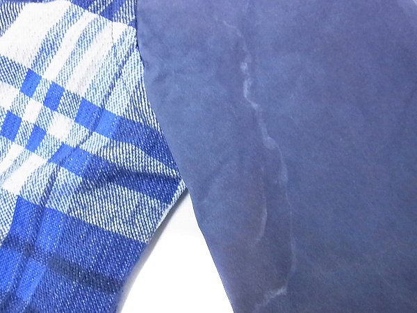 実際に弊社で買取させて頂いたMARNI/マルニ スタンダード チャック柄 切り替し長袖シャツ 44の画像 4枚目