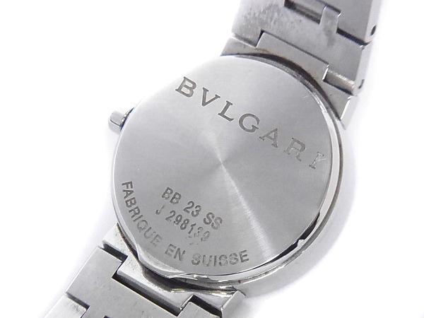実際に弊社で買取させて頂いたBVLGARI/ブルガリ[12万↑]ブルガリブルガリ クォーツ/BB 26 SSの画像 3枚目