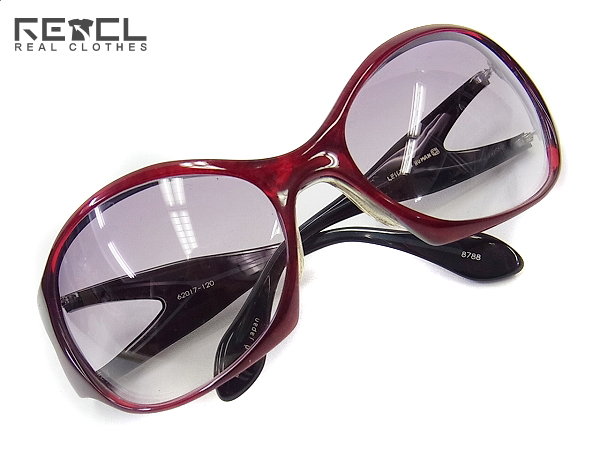 実際に弊社で買取させて頂いたLESS THAN HUMAN/レスザンヒューマン オーバルサングラス 赤