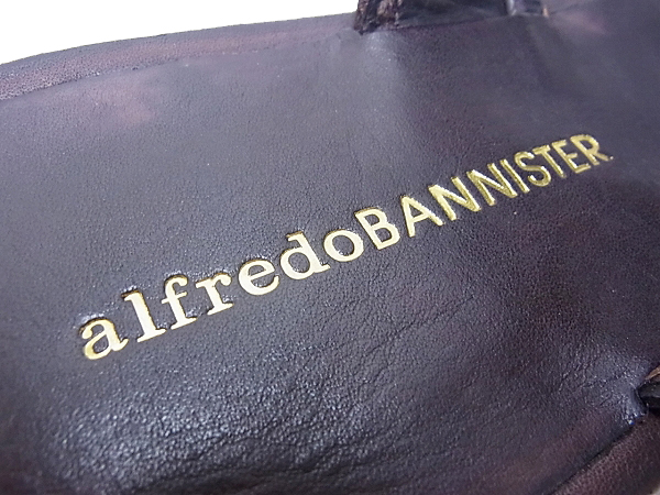 実際に弊社で買取させて頂いたalfredBANNISTER/アルフレッドバニスター サンダル 茶系/42の画像 5枚目