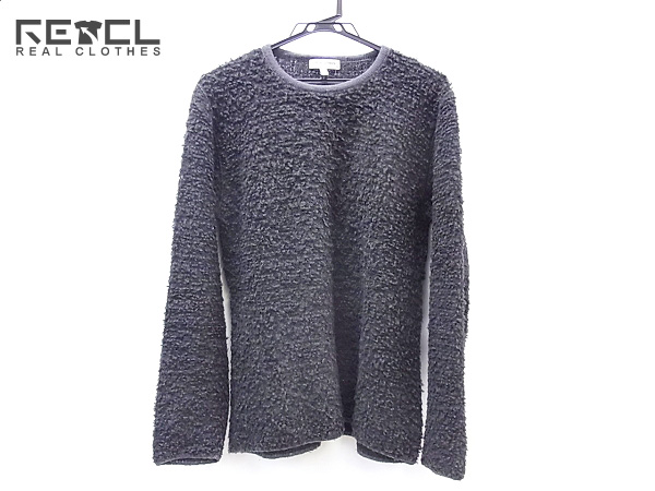 実際に弊社で買取させて頂いたジョルジオ・アルマーニ 長袖クルーネックニット 濃灰/US32