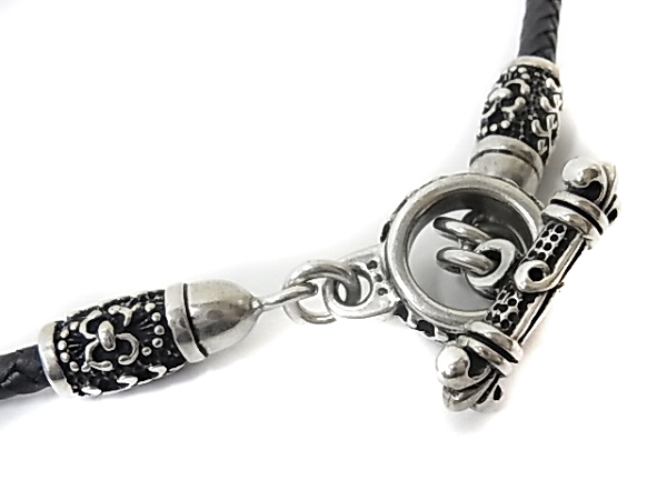 実際に弊社で買取させて頂いたレザーズ＆トレジャーズ[ギャラ付]フレイムハート ネックレスの画像 4枚目