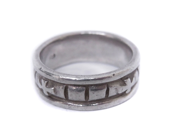 実際に弊社で買取させて頂いたLOREE RODKIN/ローリーロドキン クロスモチーフSVリング/16号の画像 2枚目