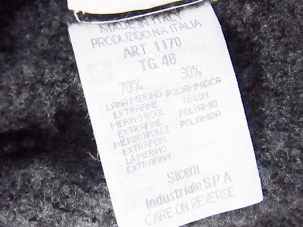 実際に弊社で買取させて頂いたジョルジオ・アルマーニ 長袖クルーネックニット 濃灰/US32の画像 4枚目