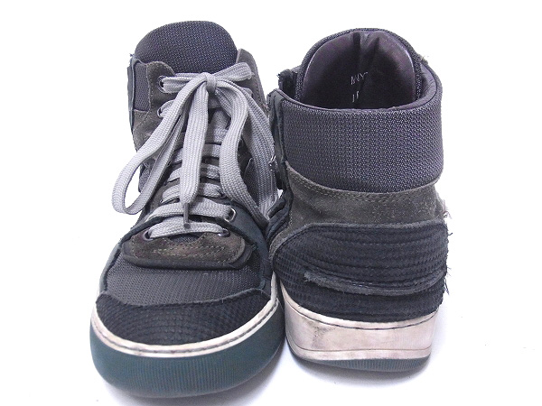 実際に弊社で買取させて頂いたLANVIN/ランバン サイドジップ ハイカットスニーカー/9の画像 1枚目