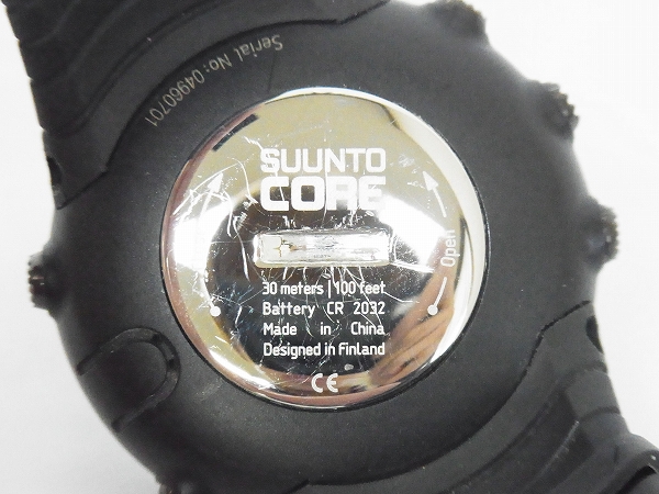 実際に弊社で買取させて頂いたSUUNTO/スント CORE/コア オールブラック クォーツ SS014279010の画像 4枚目