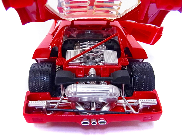 実際に弊社で買取させて頂いたHOT WHEELS フェラーリF40 マテル社 ダイキャストミニカー 1/18の画像 4枚目