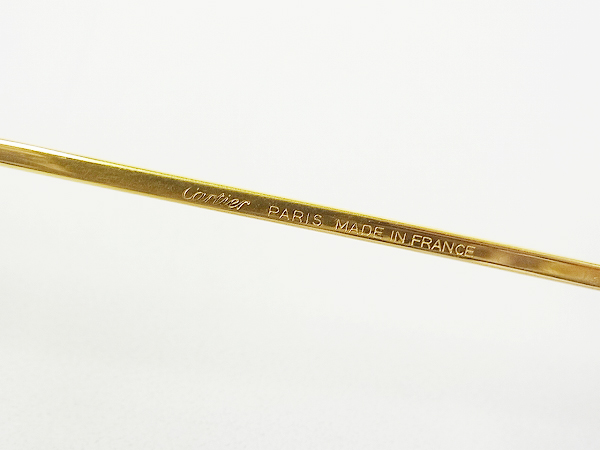 実際に弊社で買取させて頂いたCartier／カルティエ メガネフレーム/度入り ティアドロップの画像 5枚目