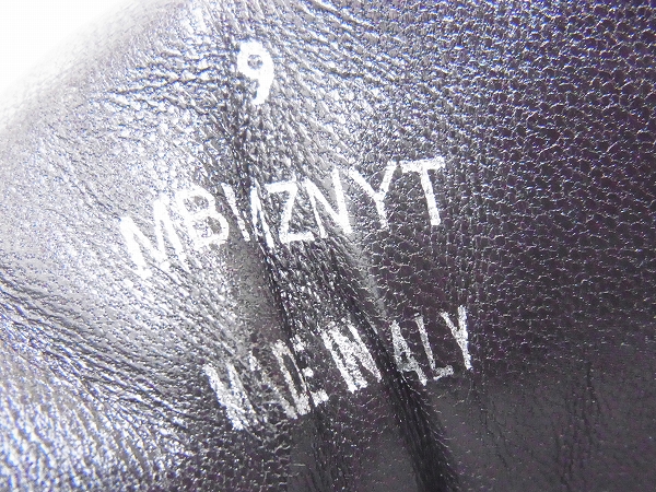 実際に弊社で買取させて頂いたLANVIN/ランバン サイドジップ ハイカットスニーカー/9の画像 5枚目