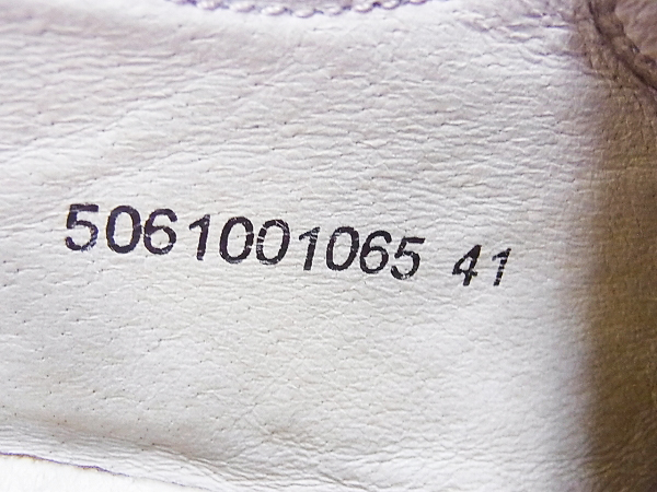 実際に弊社で買取させて頂いたアルフレッドバニスター ジップ付き レザーシューズ 茶/41の画像 6枚目