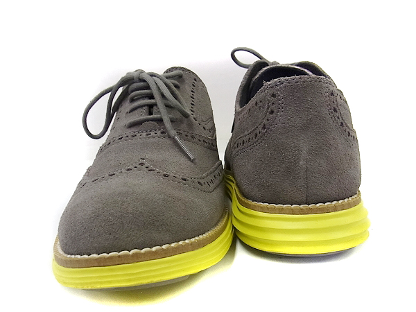 実際に弊社で買取させて頂いたCOLE HAAN/コールハーン LUNARGRAND WINGTIP C21131 灰系/8の画像 1枚目