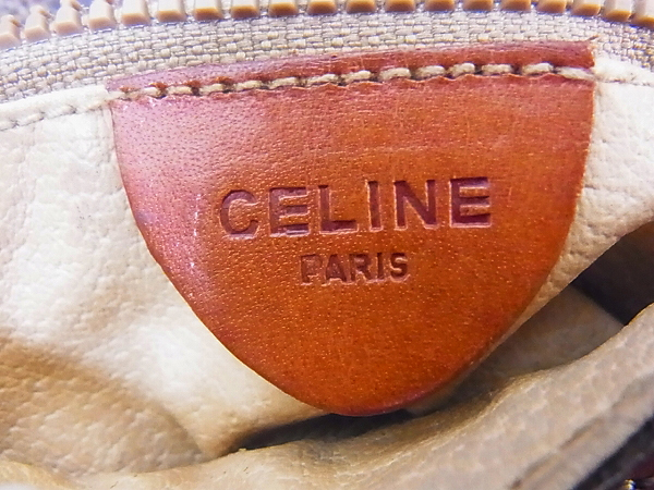 実際に弊社で買取させて頂いたCELINE/セリーヌ ショルダー/セカンドバッグ 黒/茶 2点セットの画像 6枚目