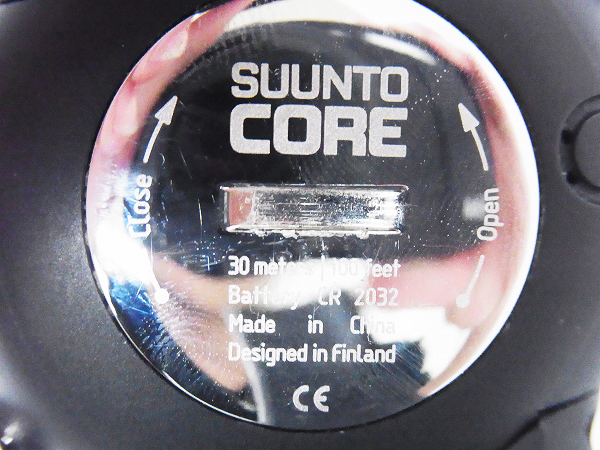 実際に弊社で買取させて頂いたSUUNTO/スント CORE/コア オールブラック クォーツ SS014279010の画像 3枚目