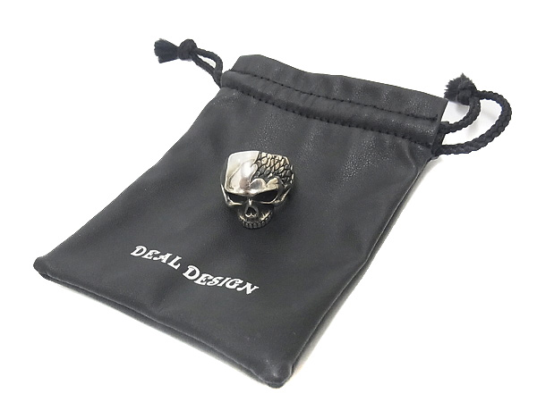 実際に弊社で買取させて頂いたディールデザイン[3万↑]バーストスカルwithSNAKE リング/19号の画像 6枚目