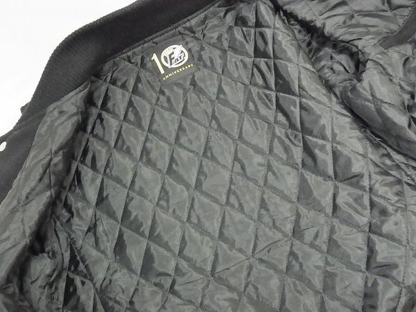 実際に弊社で買取させて頂いたFAT/エフエーティー 10TH 袖レザーメルトンスタジャン/TITCHの画像 2枚目