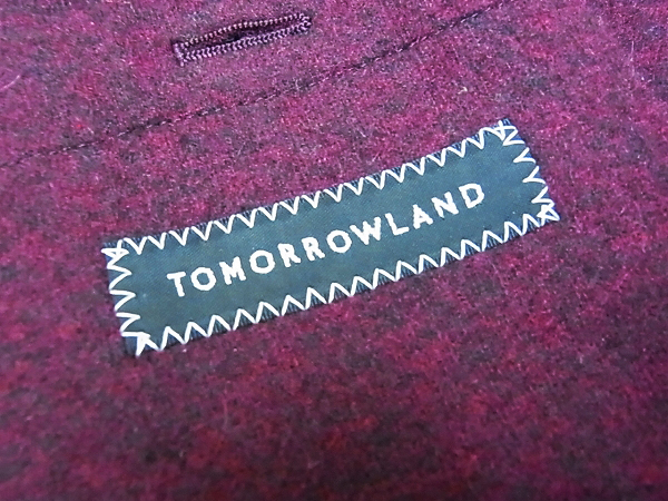 実際に弊社で買取させて頂いたTOMORROWLAND×LORO PIANA カシミアテーラードジャケット/46の画像 2枚目