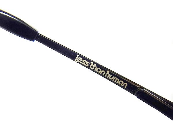 実際に弊社で買取させて頂いたレスザンヒューマン Robert.M 度入り メガネフレーム ブラックの画像 5枚目