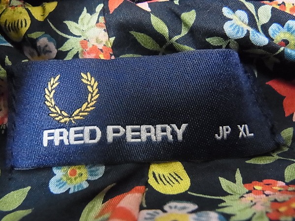 実際に弊社で買取させて頂いたFRED PERRY/フレッドペリー ウールドンキーコート ブラック/XLの画像 2枚目