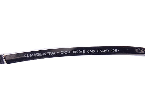 実際に弊社で買取させて頂いたChristian Dior/ディオール CDロゴ入り サングラス 0020/Sの画像 4枚目