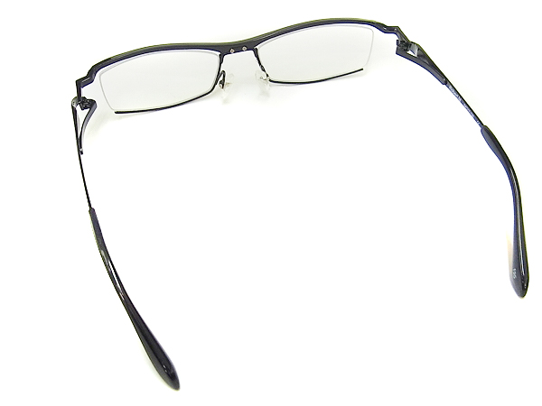 実際に弊社で買取させて頂いたレスザンヒューマン Robert.M 度入り メガネフレーム ブラックの画像 2枚目