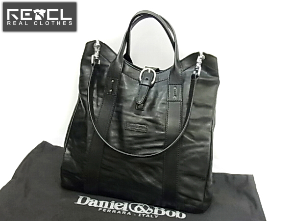 実際に弊社で買取させて頂いたダニエル＆ボブ×EDIFICE別注[9万↑]クロドーロレザーバッグ/黒