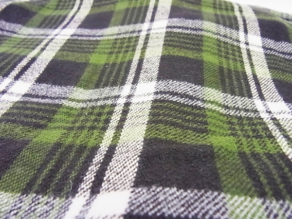 実際に弊社で買取させて頂いたDUBBLE WORKS/ダブルワークス ヘビーネルシャツ グリーン　36の画像 4枚目